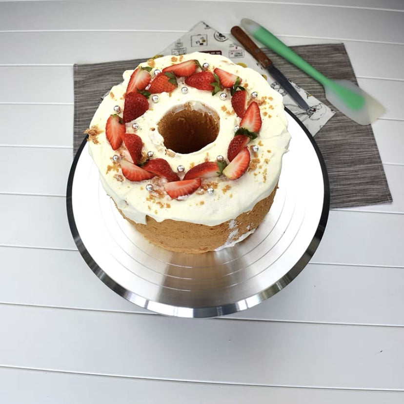 Pekanbaru Meja Cake Putar Full Stainless