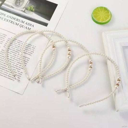 Pekanbaru Bando Mutiara Korea Pearl Headband Korean Hairband