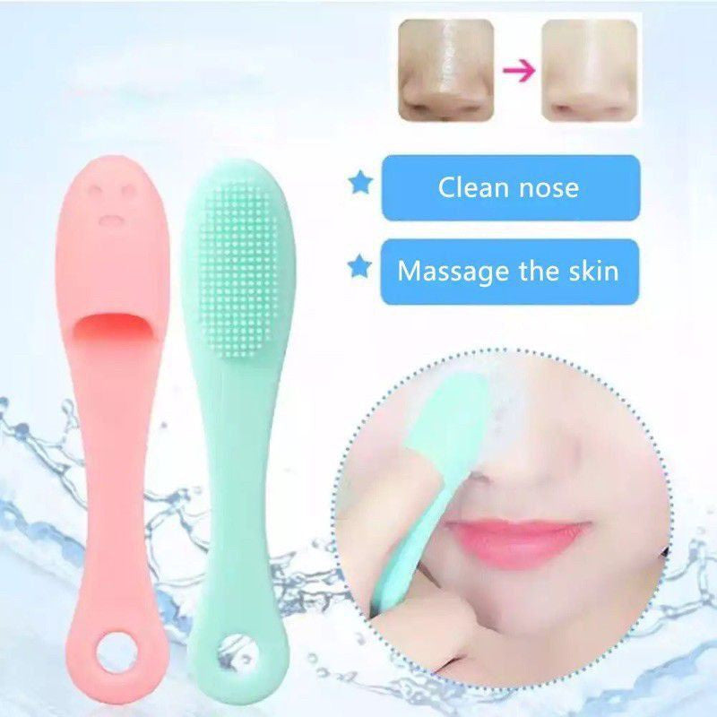 Pekanbaru Sikat Komedo Black Head Stick Jari| Sikat Pembersih Komedo Silikon| Finger Brush