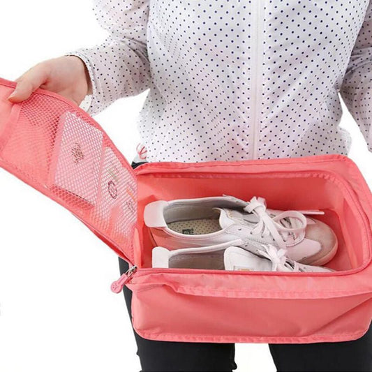 Pekanbaru Monopoly Shoes Pouch Travel / Tas Sendal Sepatu / Shoes Bag Organizer
