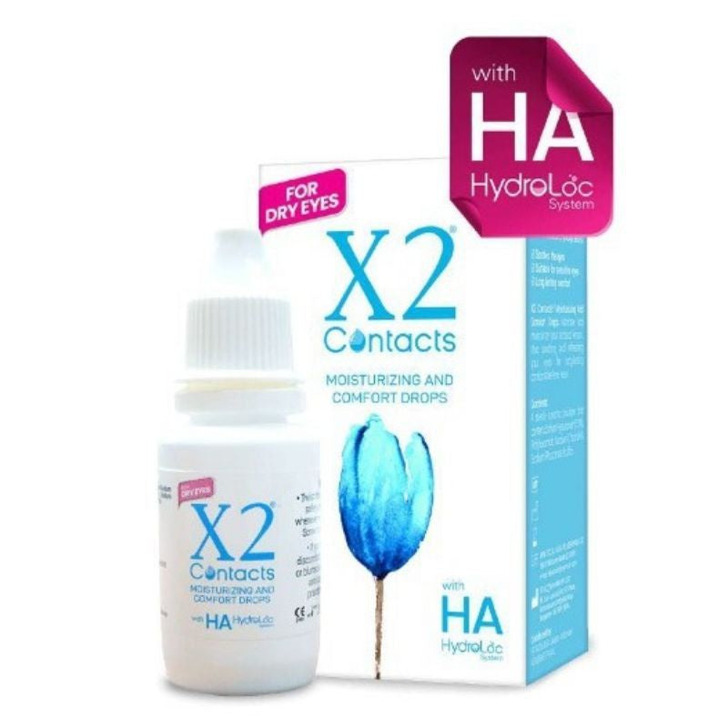Pekanbaru Tetesan Softlens X2 Contact Moisturising & Comport Drop For Dry Eyes :