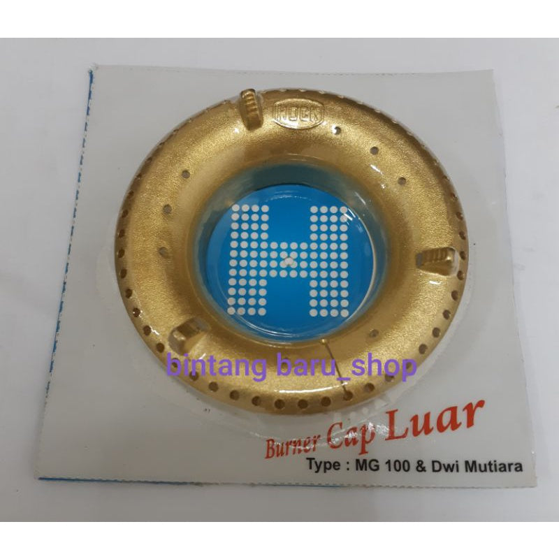Pekanbaru Burner Cap Luar Kgb 100Mg / Kuningan Kompor Gas Hock Kgb 100Mg Dan Dwi Mutiara
