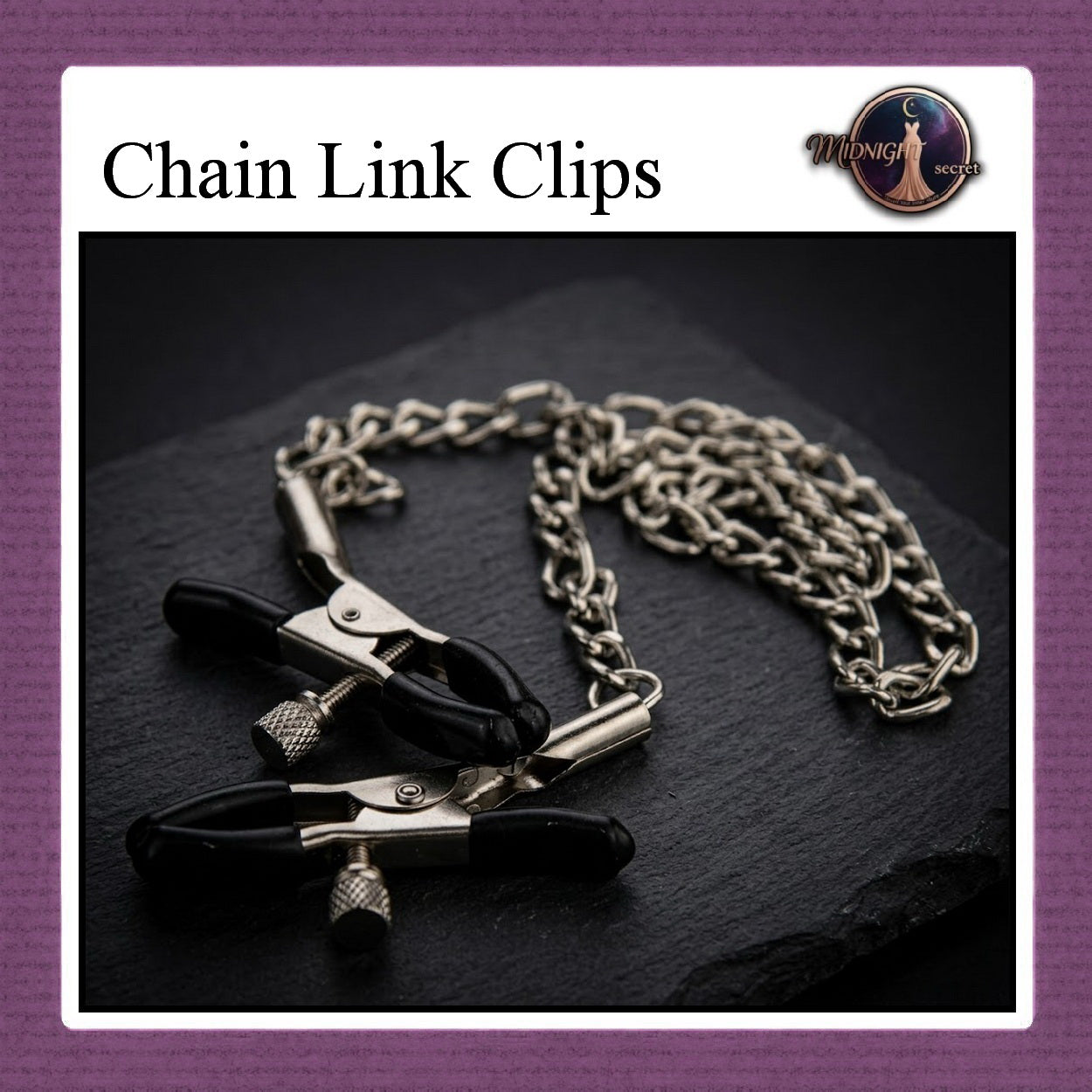 Pekalongan Midnight Clip - Chain Link Nipple Clips Aksesoris
