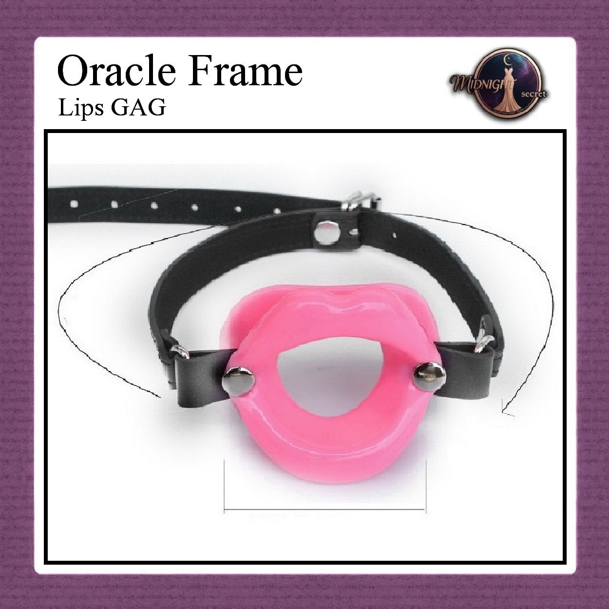 Pekalongan Midnight Mouth GAG - Oracle Frame Lips - Aksesoris BDSM