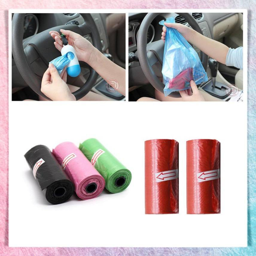 Pekanbaru HR- Refill Poop Bag Organik Refil Kantong Plastik Diapers Pampers Kotoran Pet Kucing Kucing Popok Bayi