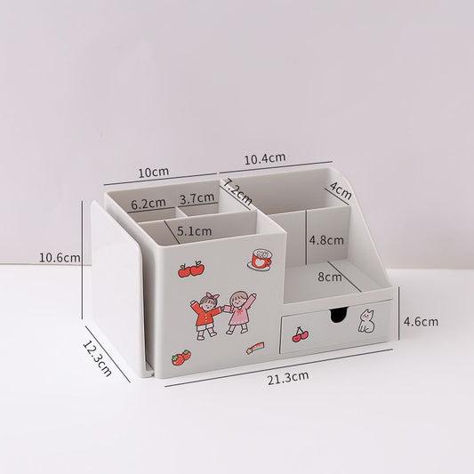Pekanbaru Tempat Pena With Additional Rak Buku Aesthetic Room Desk Organizer Dengan Laci 5 Sekat Tempat Penyimpanan Pena Buku Stationary Kit Lengkap Adjustable