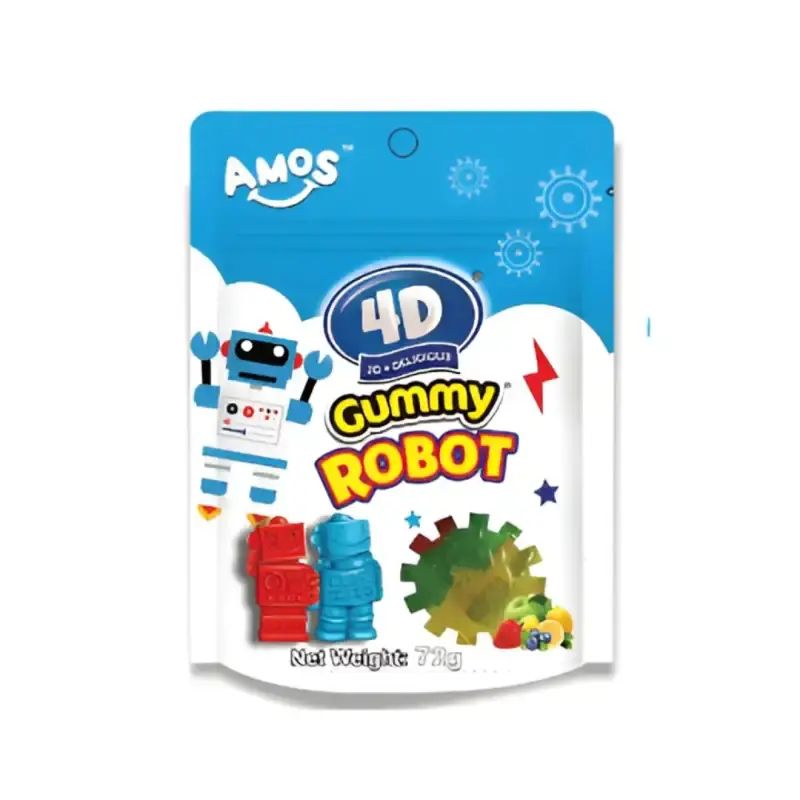 Pekanbaru Amos 4D Gummy Robot 72Gr