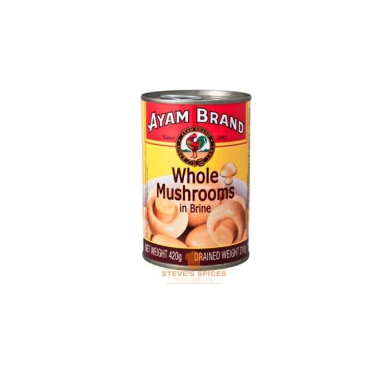 Pekanbaru Ayam Brand Whole Mshrooms In Brine 420Gr