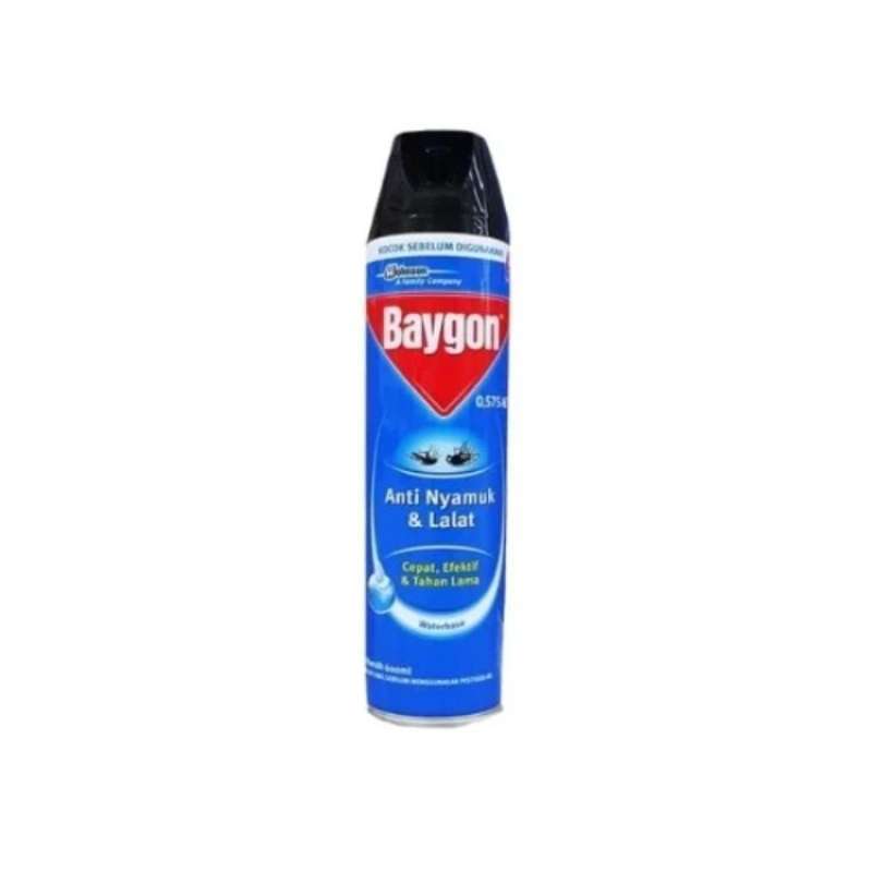 Pekanbaru Baygon aerosol waterbase blue 600ml can