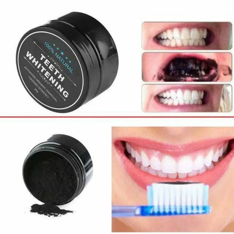 Pekanbaru Charcoal Pembersih Dan Pemutih Gigi Teeth Whitening Asli Original Murah