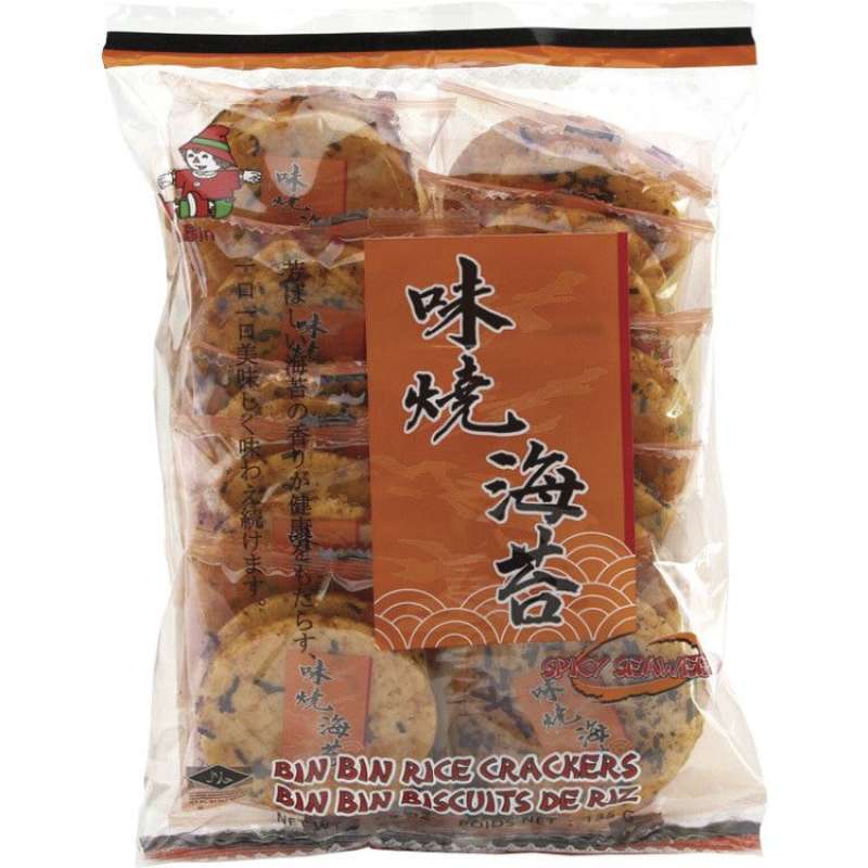 Pekanbaru Bin Bin Rice Cracker Spicy Seaweed 135Gr