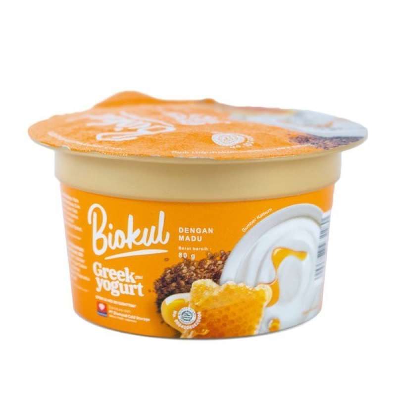 Pekanbaru Biokul Yogurt Greek Honey 80Gr