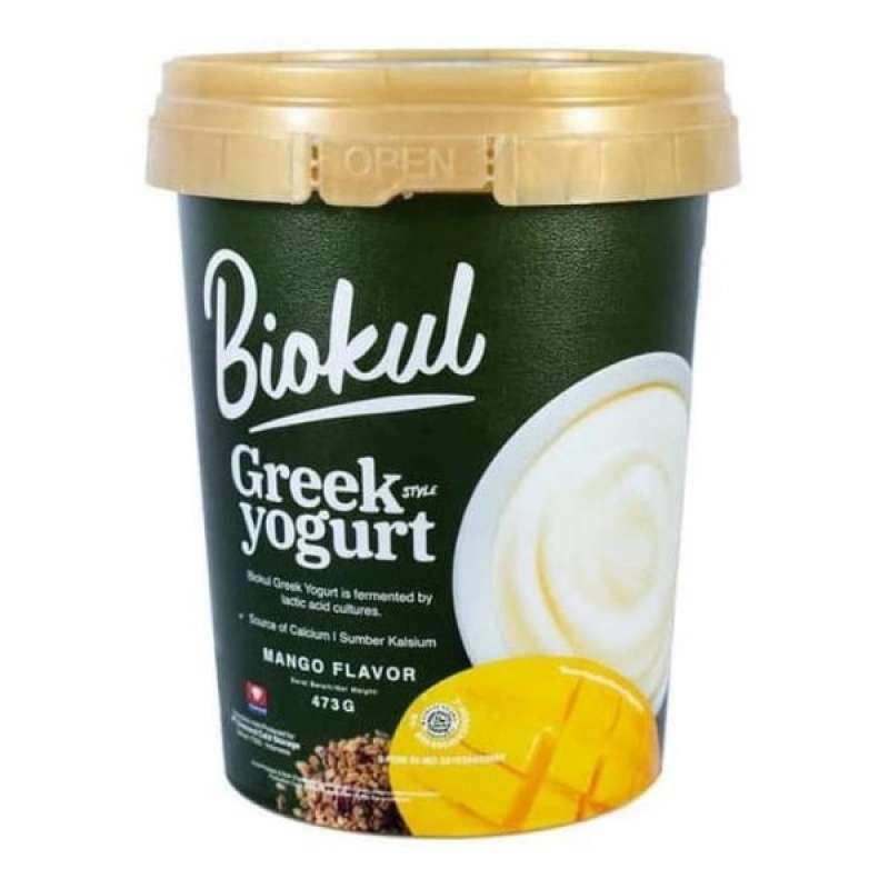 Pekanbaru Biokul Yogurt Greek Mango 473Gr