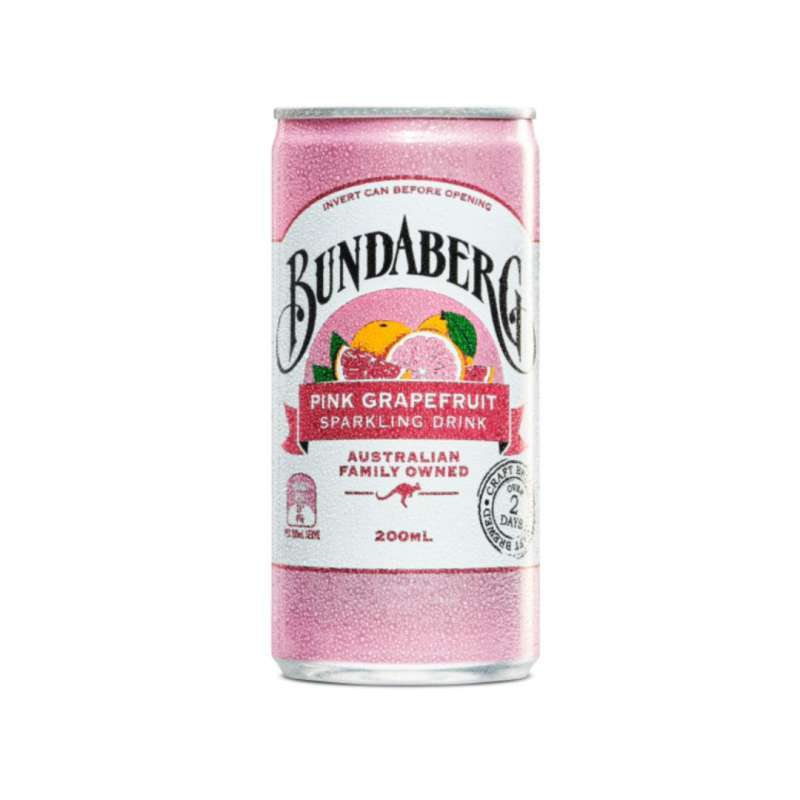 Pekanbaru Bundaberg Pink Grapefruit Slimline Can 200Ml