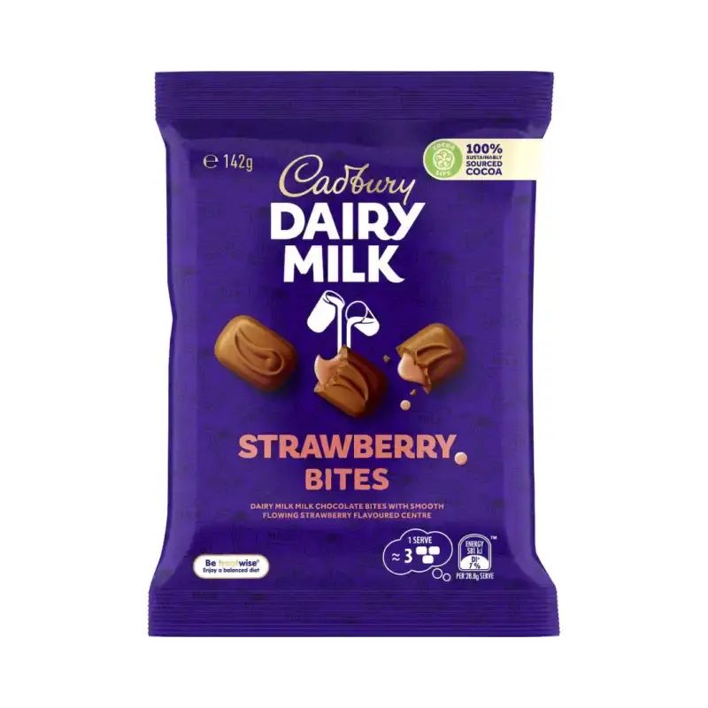 Pekanbaru Cadbury Dairy Milk Strawberry Bites 142G