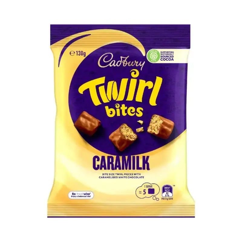 Pekanbaru Cadbury Twirl Caramilk Bites 130G