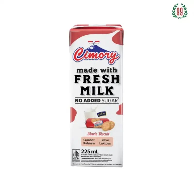 Pekanbaru Cimory Uht No Add Sugar Marie Biscuit 225Ml