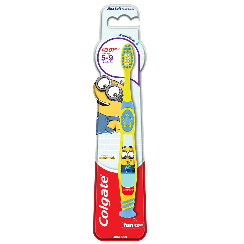 Pekanbaru Colgate Kids Minion Ultra Soft Toothbrush 5-9 Tahun