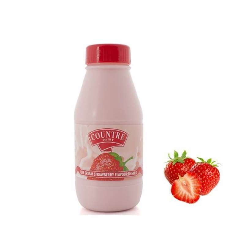 Pekanbaru Countre Strawberry Milk Full C 500Ml Btl