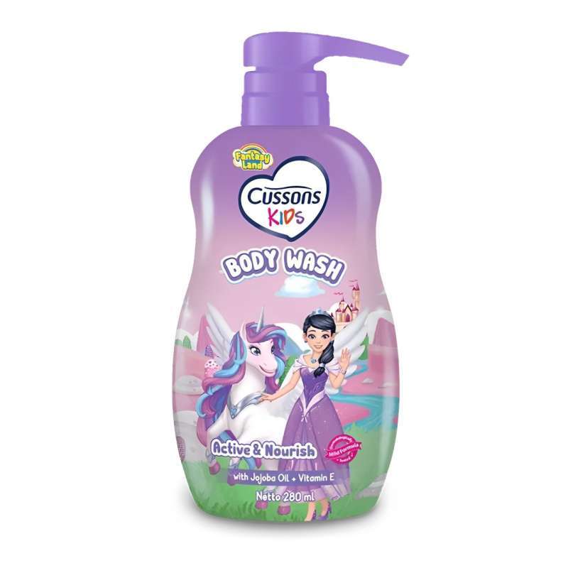 Pekanbaru Cussons Kids Body Wash Active & Nourish 280 Ml