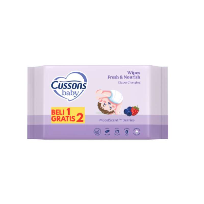 Pekanbaru Cussons Baby Wipe 45'S Fresh&Nourish Rl