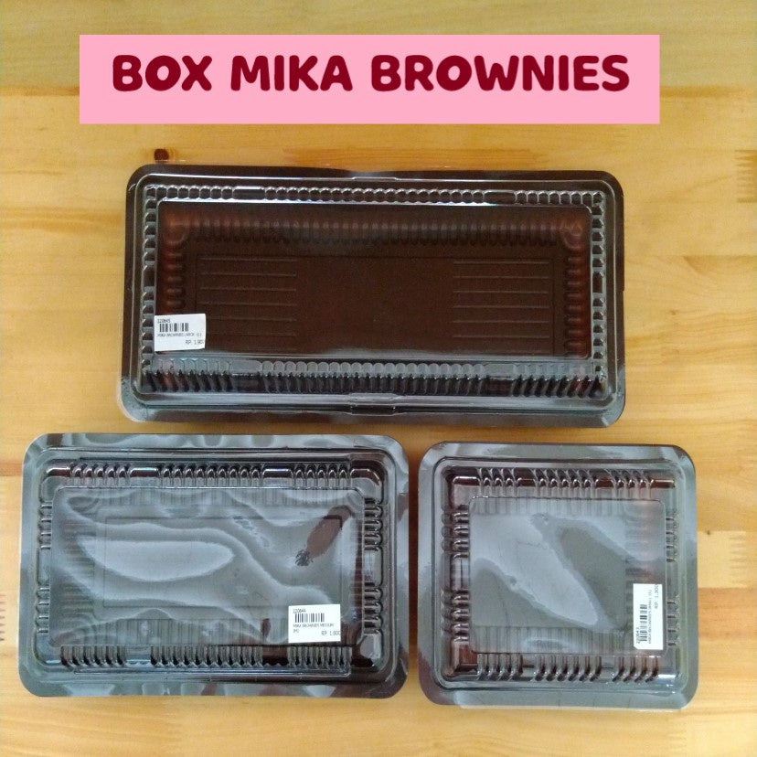 Pekanbaru Box / Kotak Mika Brownies Alas Coklat