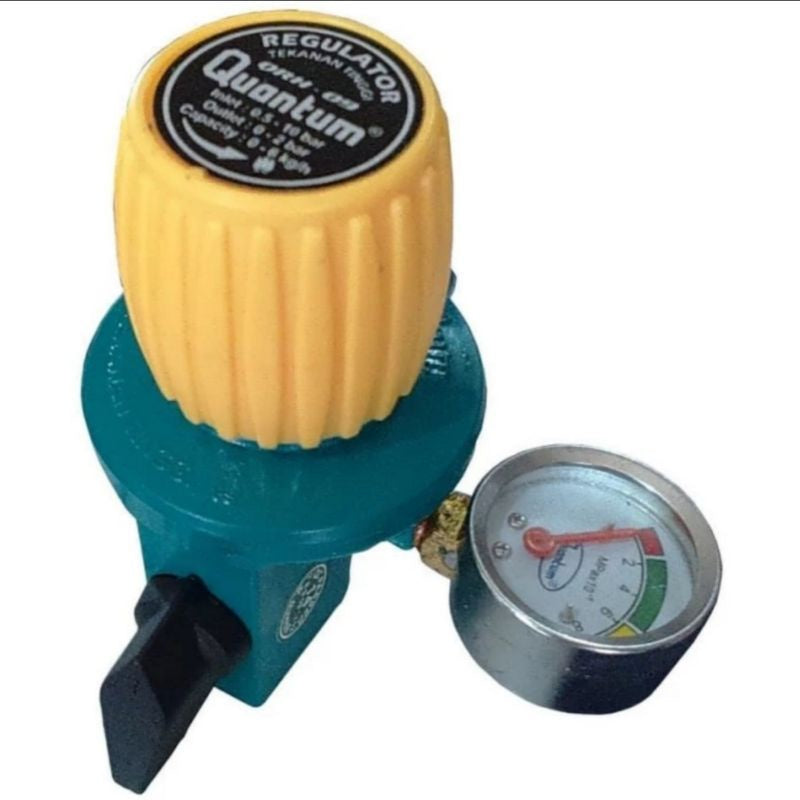 Pekanbaru Regulator Gas Tekanan Tinggi Merk Quantum Qrh-09 Dengan Meteran