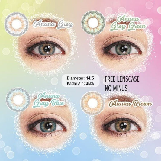 Pekanbaru Softlens Anuna By Topgel /3 Tone /Normal