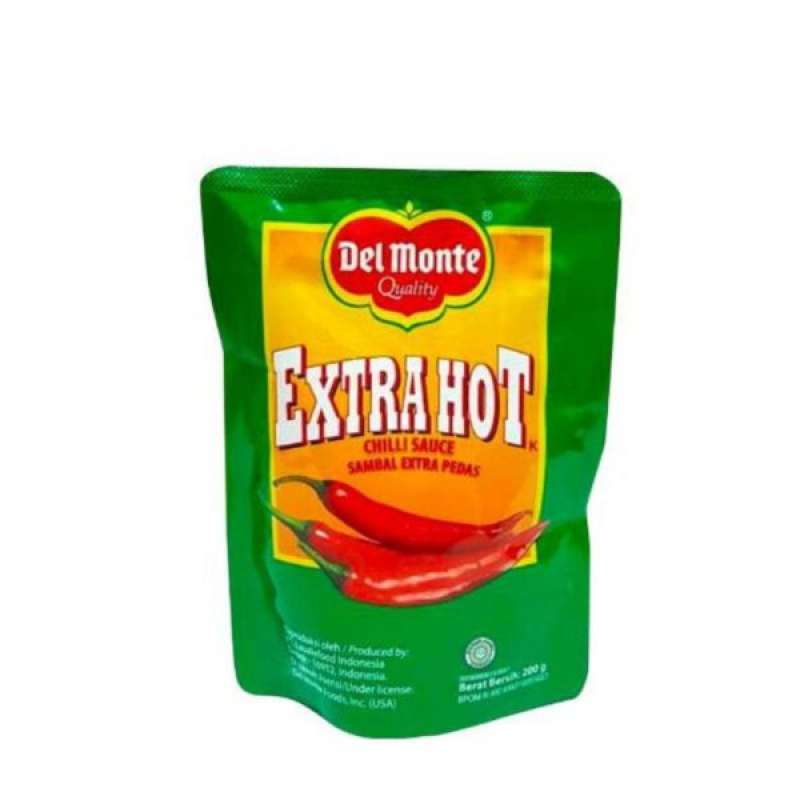 Pekanbaru Delmonte Chilli Extra Hot 200Gr Pch