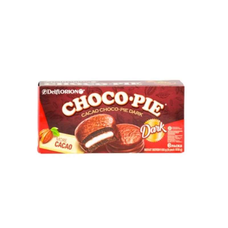 Pekanbaru Delfi Orion Choco Pie Dark 6Pcs 180Gr