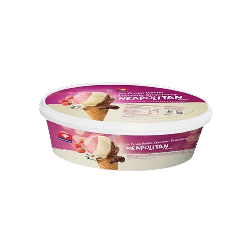 Pekanbaru Diamond Ice Cream Reg Neopolitan 700Ml