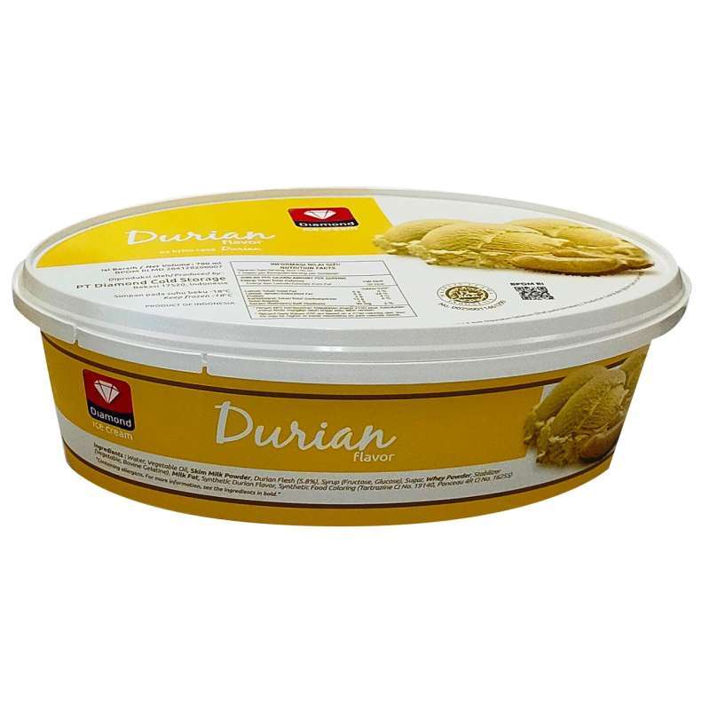 Pekanbaru Diamond Ice Cream Spc Durian 700Ml