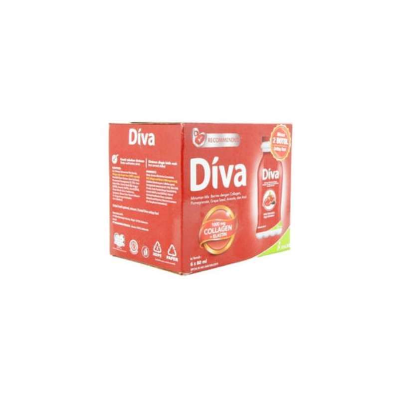 Pekanbaru Diva Beauty Drink Mix Berries 6X80Ml