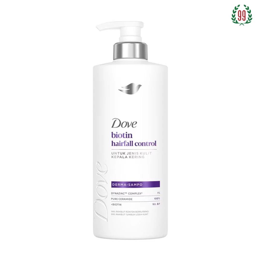 Pekanbaru Dove Shampoo Biotin Hairfall Control 400Ml