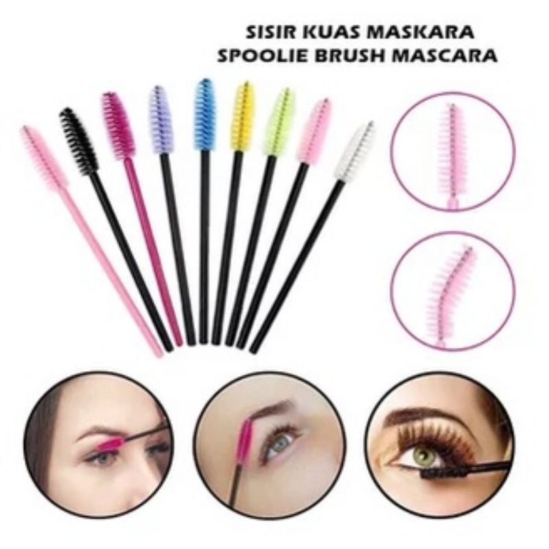 Pekanbaru Sisir Bulu Mata Maskara Sikat Maskara Kuas Maskara Mascara Brush Spoolie