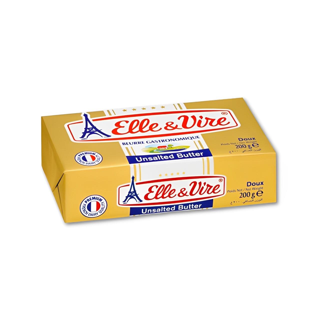 Pekanbaru Elle&Vire Butter Pack Unsalted 200Gr