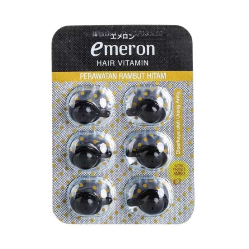Pekanbaru Emeron Hair Vitamin Black&Shine 6'S