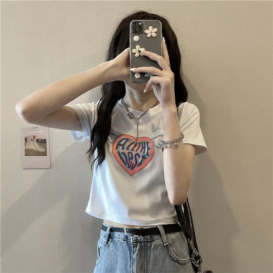 Pekanbaru Kaos Crop Wanita All The Best Atasan Wanita Trend Kekinian Atasan Korea Korean Style