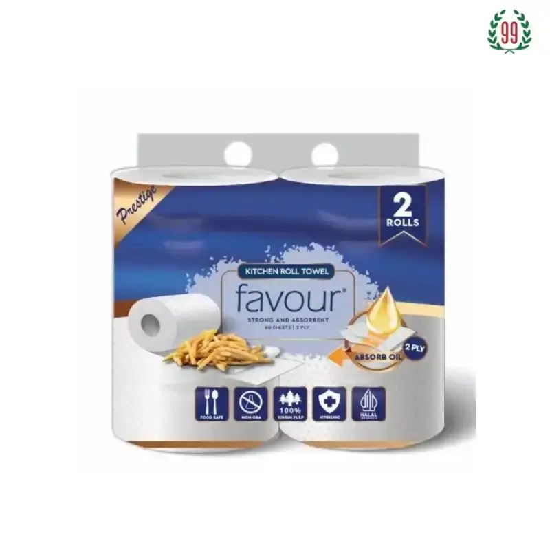 Pekanbaru FAVOUR KITCHEN ROLL TOWEL 2PLY 80S