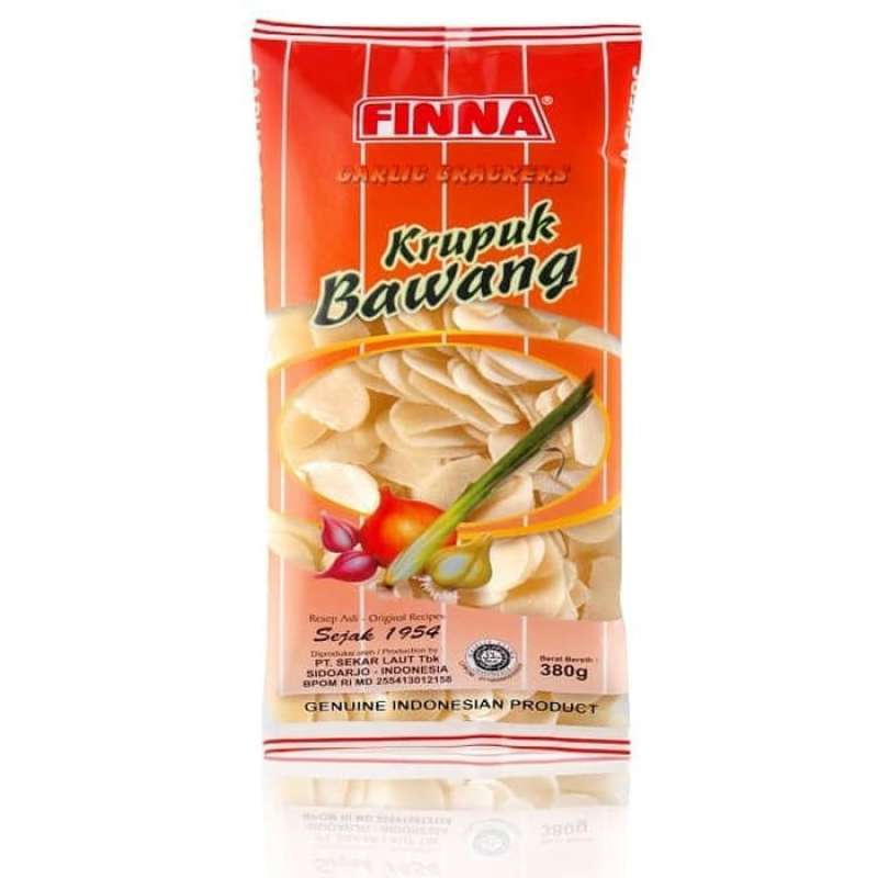 Pekanbaru Finna Kerupuk Bawang Putih 380Gr Pak