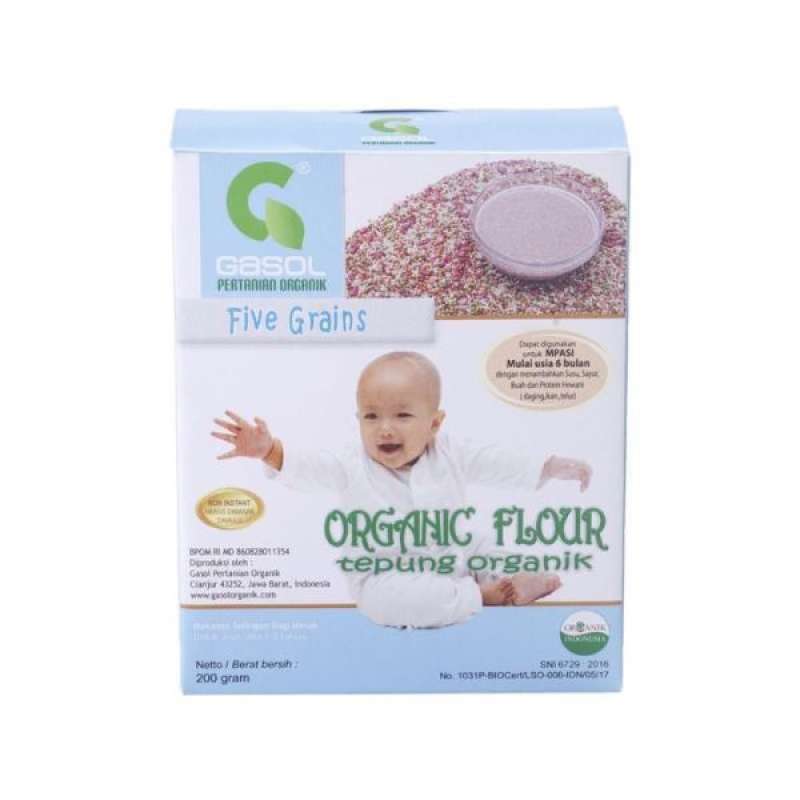Pekanbaru Gasol Tepung Beras Five Grains 200Gr Box