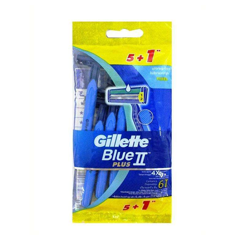 Pekanbaru Gillette Blue 2 Flexi Razor 5+1'S
