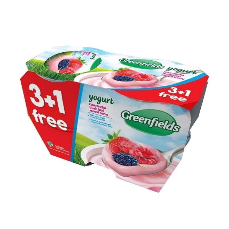 Pekanbaru Greenfield Ygrt Strd Mp4 Mix Berry 125G