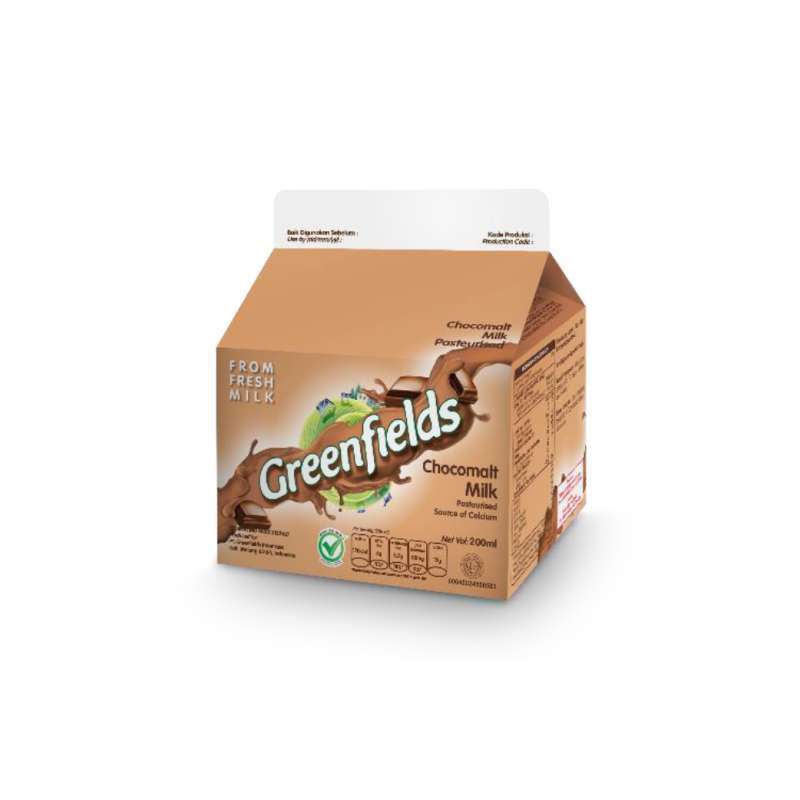 Pekanbaru Greenfields Fresh Milk Choco Malt 200Ml