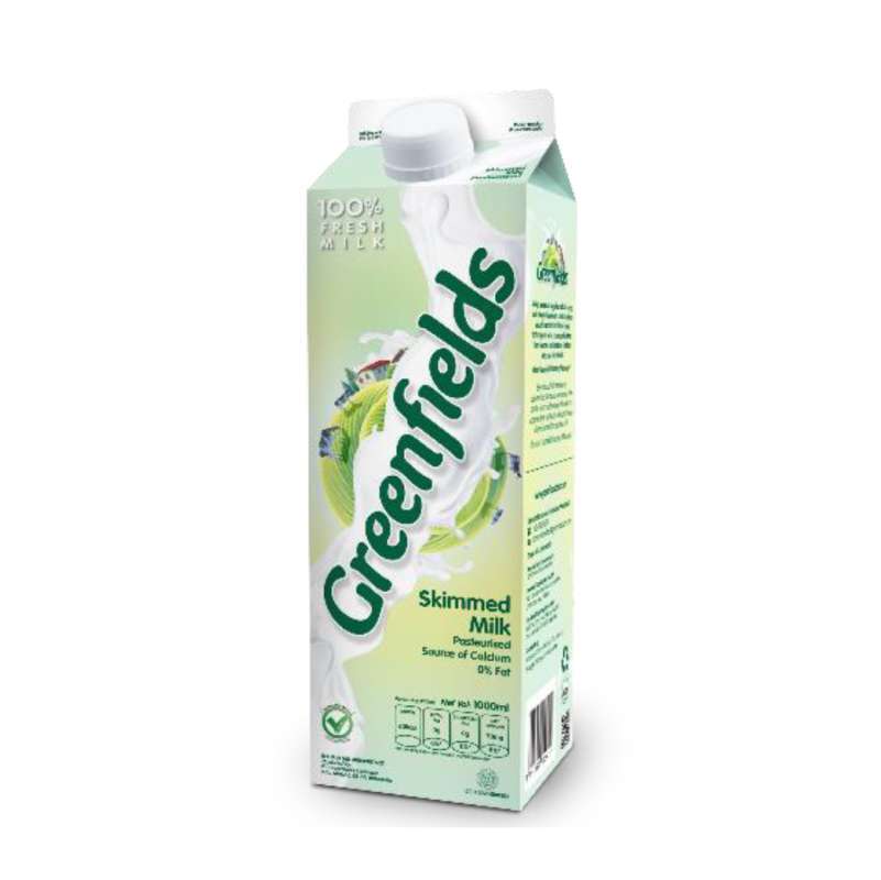 Pekanbaru Greenfields Fresh Milk Skimmed 950Ml Tta