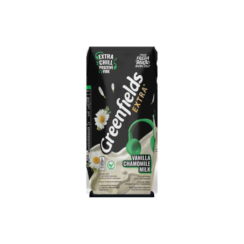 Pekanbaru Greenfields Uht Extra Vanila Chamomile 200M