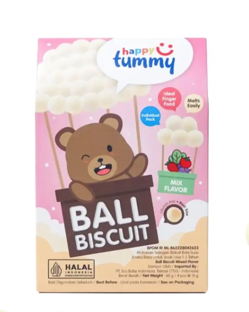 Pekanbaru Happy Tummy Ball Biscuit Mix 60Gr