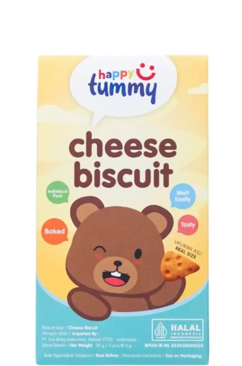 Pekanbaru Happy Tummy Cheese Biscuit 30Gr
