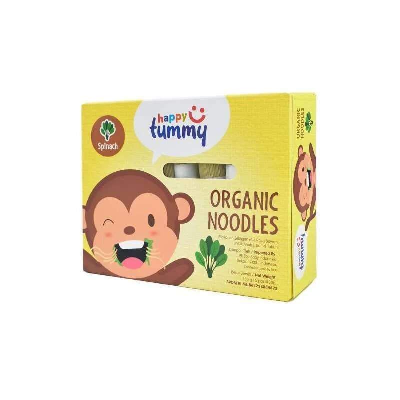 Pekanbaru Happy Tummy Organic Ndls Spinach 150G