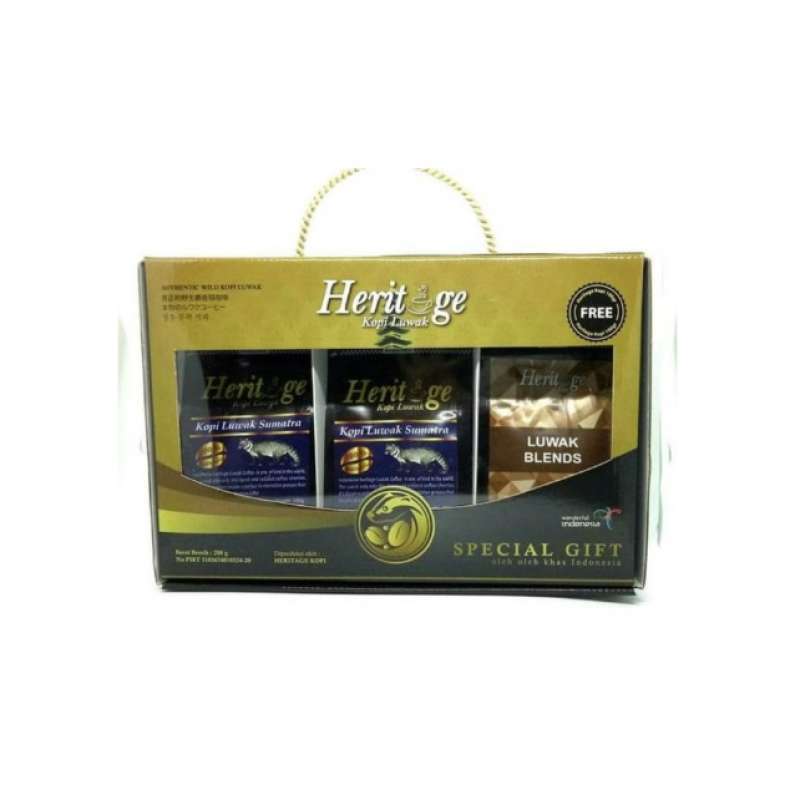 Pekanbaru Heritage Kopi Luwak Packg Gift Box 200G